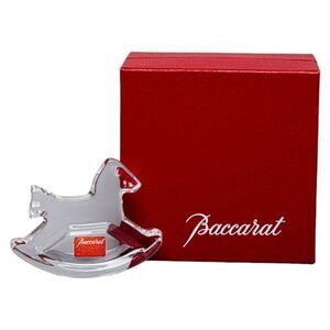 Baccarat Rocking Horse Crystal Figurine